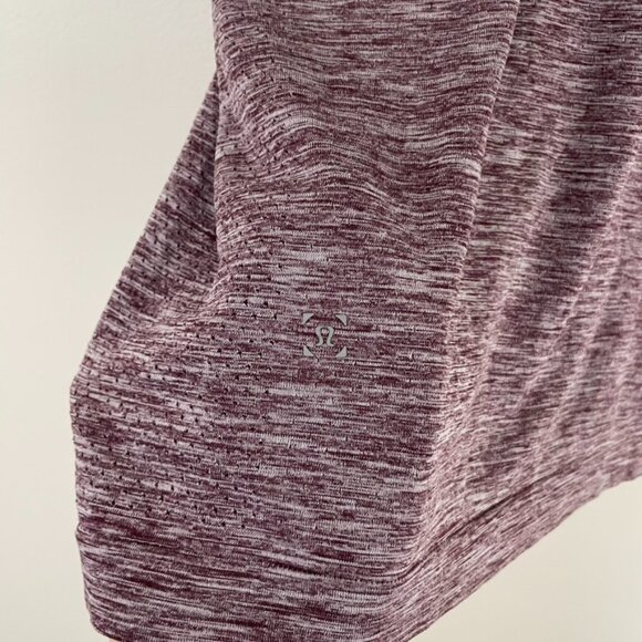 Lululemon Metal Vent Tech Cherry Short Sleeve Seamless Shirt Men's Size Large - Picture 3 of 6